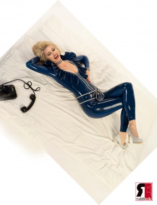 Damen Latex Catsuit „Perle“